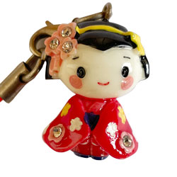 ポリレジン歌舞伎ストラップ